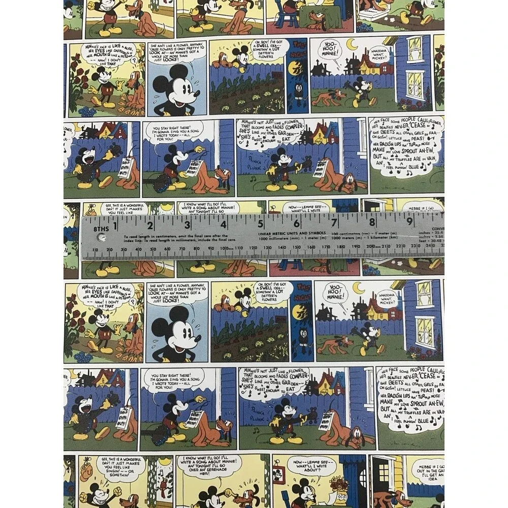 Vintage Imperial Mickey Mouse Wallpaper DFO59691, 20.5 Inches Wide X 11yds Long.
